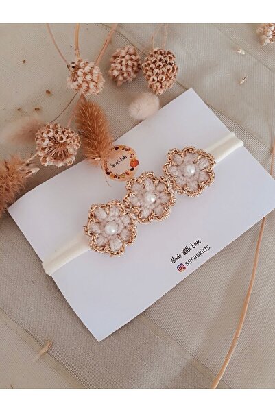 seraskids ربطة شعر ناعمة للأطفال والرضع باللون الذهبي من باباتيا جولد