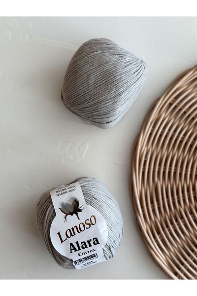 Lanoso Alara Cotton 50 GR El Örgü İpliği - Renk Kodu: 952