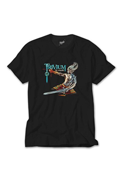 Karadeniz Tricou negru pentru copii Trivium The Crusade, 13-14 ani