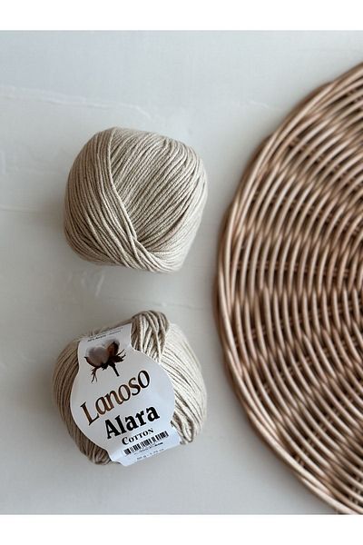 Lanoso Alara Cotton 50 GR Hand Knitting Yarn - Color Code: 905