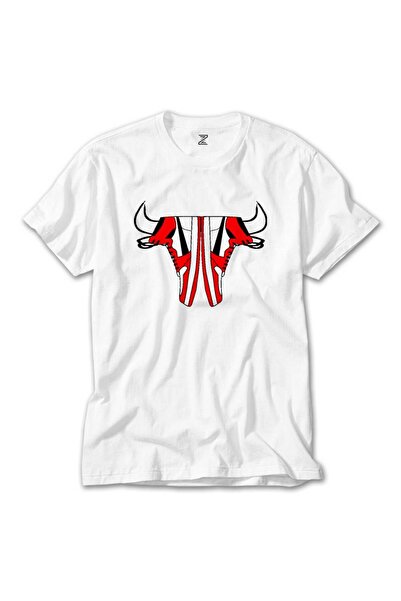 Karadeniz Λευκό μπλουζάκι Chicago Bulls με σχέδιο παπουτσιών