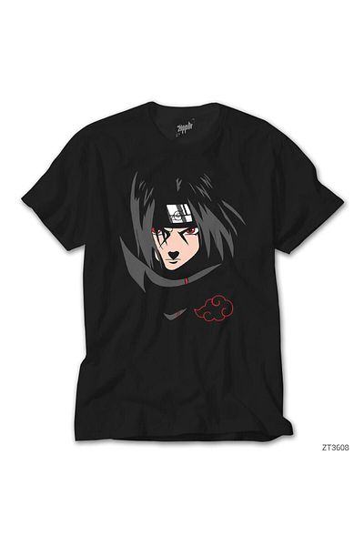 Karadeniz Μαύρο μπλουζάκι Naruto Uchiha Itachi