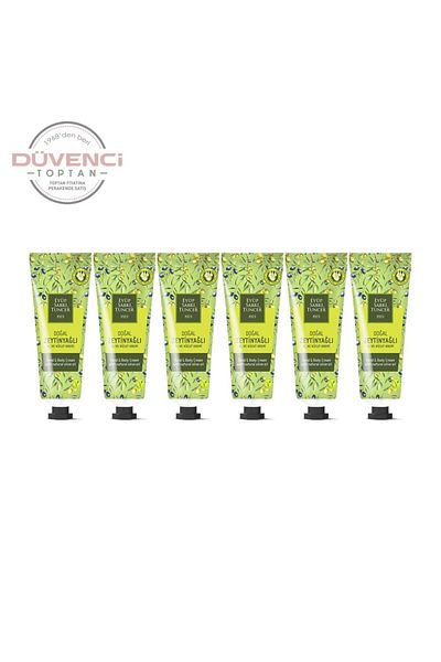 Eyüp Sabri Tuncer Natural Olive Oil Hand and Body Cream - 50 Ml Tube x 6 Pieces