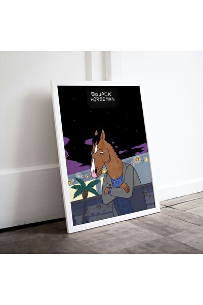 Arthopia Bojack Horseman Afiş Dekorasyon Yüksek Kaliteli Çerçevesiz Duvar Tab...