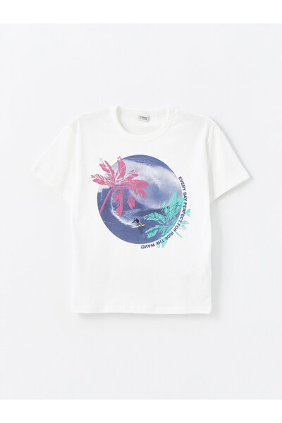 LC Waikiki Μπλουζάκι για αγόρι - LCW, Άνετη εφαρμογή, Crew Neck