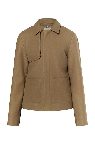 Dreimaster Übergangsjacke in Wolloptik