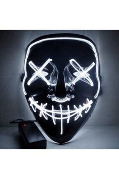 Universal Sevfe LED Lighted Flashing Color Mask