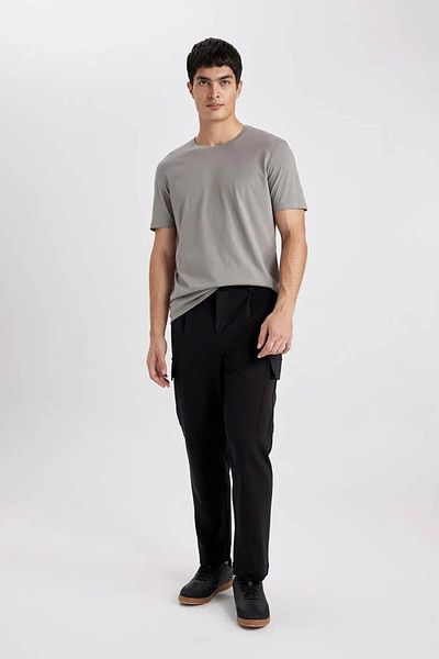 DeFacto Tricou gri pentru bărbați - T5014AZ/GR90