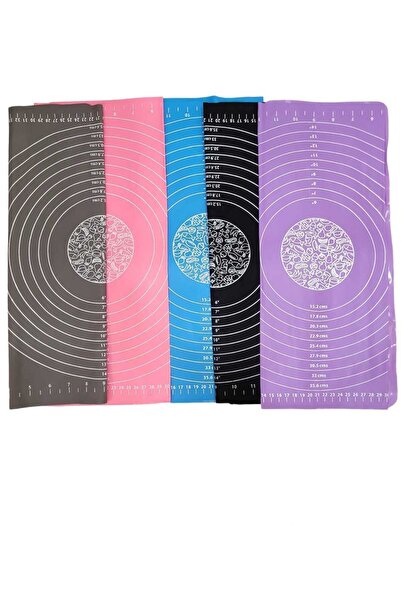 Home Silikon Hamur Açma Matı - Büyük Boy 50x40 Cm