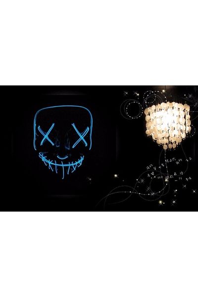 Universal Sevfe LED Lighted Flashing Color Mask