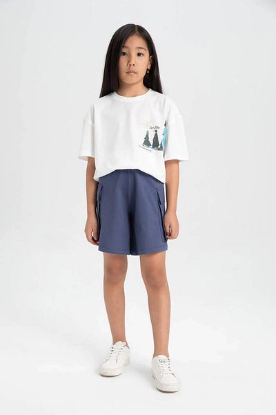 DeFacto Κοριτσίστικο T-Shirt εκρού - C2632A8/ER99