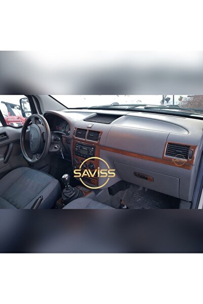 Saviss Ford Connect Özel desen Fındık Ağacı Full Set Maun Kaplama,Konsol trim...