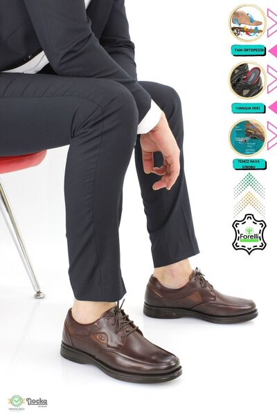 Forelli Erkek Hakiki Deri Günlük Anatomik-Ortopedik Ayakkabı