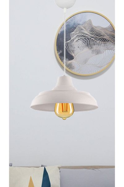 Fer Avize Sinyor Modern Metal Finished Single Pendant Lamp Cafe - Kitchen Chandelier