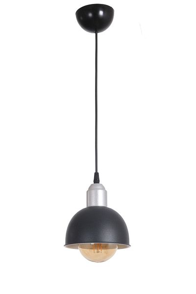 Fer Avize Bucharest Modern Design Cafe Kitchen Hall Living Room Black Color Metal Single Chandelier