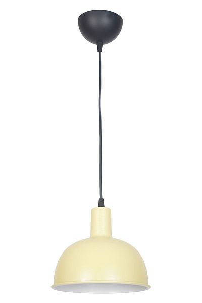 Fer Avize Prague Modern Design Cream Color Metal Cafe - Kitchen Single Chandelier