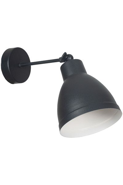 Fer Avize Denis Modern Design Black Color Single Wall Sconce with Adjustable Head