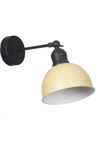 Fer Avize Şirin Modern Tasarım Ayarlanabilir Başlı Krem Renk Tekli Aplik