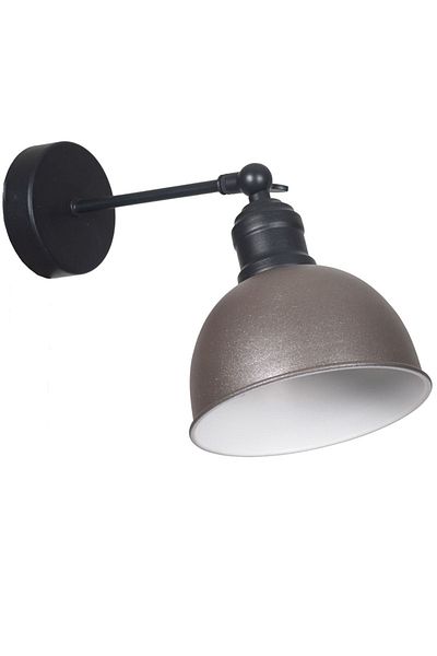 Fer Avize Cute Modern Design Adjustable Head Matte Brown Color Single Sconce