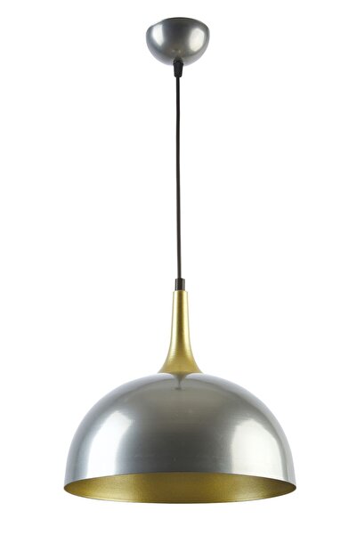 Fer Avize Manila Modern Gri Içi Eskitme Retro Metal Sarkı Cafe - Mutfak Tekli...