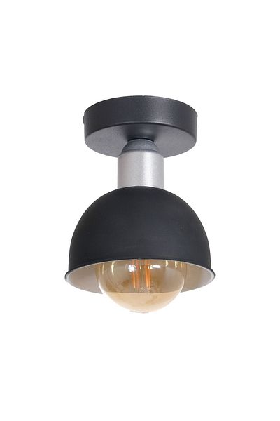 Fer Avize Pancu Plafonier Modern Design Cafe Kitchen Living Room Hall Black Color Single Chandelier