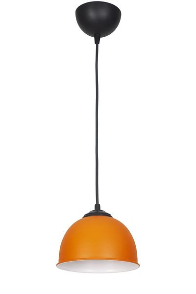 Fer Avize Cute Small Modern Design Orange Color Metal Cafe - Kitchen Single Chandelier