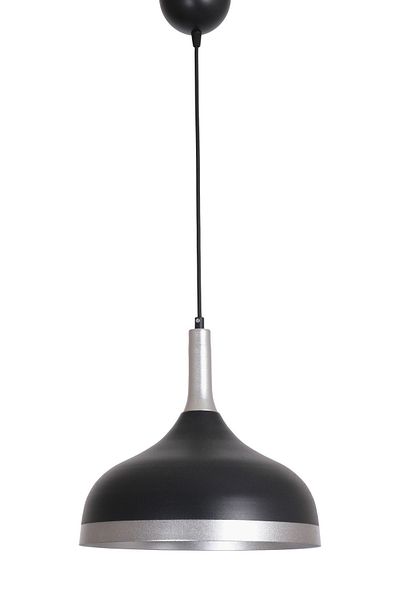 Fer Avize Cosmos Special Design Cafe - Kitchen Model Metal Black Inside Gray Pendant Lamp Single Chandelier