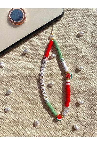 Moshi Design Fimo Beaded Phone Strap Phone Charm