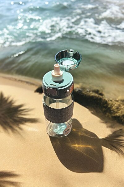 YDGR 600ml Dual-Use Mouthpiece with Silicone Grip - Water Bottle with Straw and Lockable