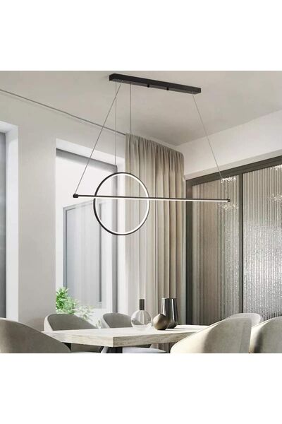 Fer Avize Jaba Modern Tasarım Siyah Renk Beyaz Ledli Cafe - Mutfak - Salon 2 ...