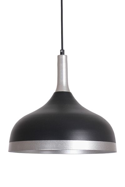 Fer Avize Cosmos Special Design Cafe - Kitchen Model Metal Black Inside Gray Pendant Lamp Single Chandelier