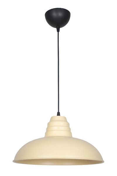 Fer Avize Sydney Cream 32 cm - Retro Rustic Modern Metal Large Pendant Lamp Cafe Kitchen Chandelier