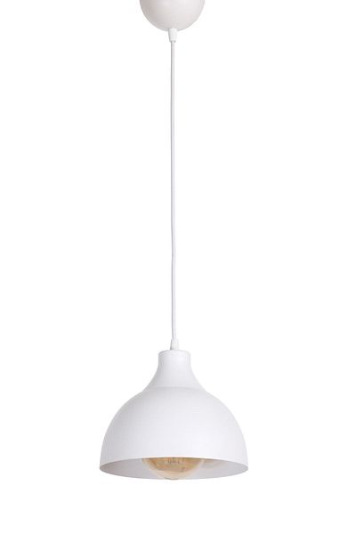 Fer Avize Rima Modern Design Cafe - Kitchen - Living Room - Hall White Color Single Chandelier