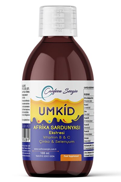 Canfeza Sezgin UMKİD 100 ML Afrika Sardunyası Ekstresi Vitamin B & C Çinko & Selenyum