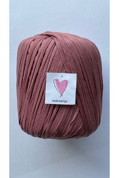 Makromİps PREMIUM SOFT RAFFIA - 50g/65m Μαλακή μαρμάρινη τσάντα Raffia με άκρη ρούχων με κορδόνια