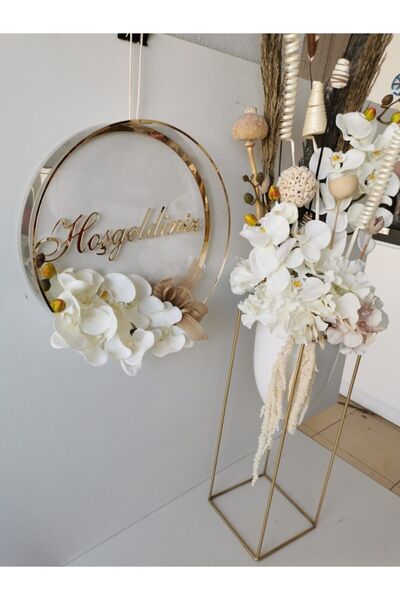 Markalazertasarım Kapı Süsü, Paspas, Kapı Önü Çiçek