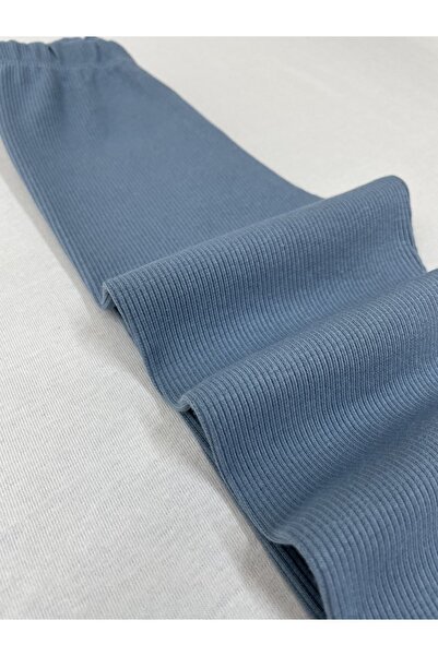 Berat moda Παιδικό καλσόν από ελαστικό ριμπ ύφασμα Paynein Grey