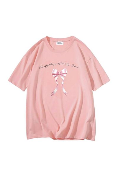 Carpe Χαριτωμένο μπλουζάκι με κορδέλα Oversize
