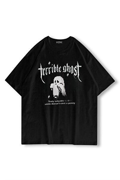 Carpe Siyah Terrible Ghost Oversize T-shirt