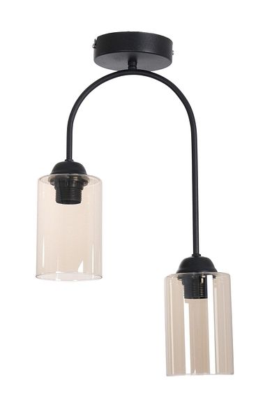 Fer Avize Janin Poru Plof Modern Design Cafe Kitchen Living Room Black Color Honey Glass Chandelier of 2