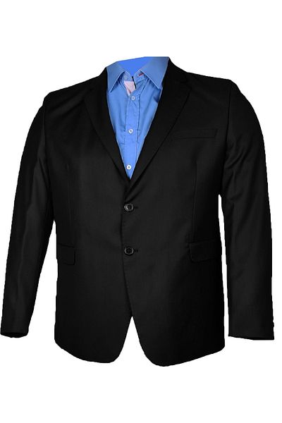 ELW Μαύρο Classic Jacket μεγάλου μεγέθους/6 Drop