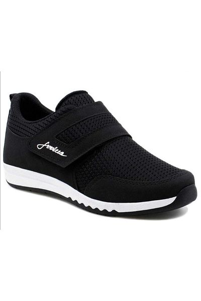 RavenShoes Unisex Black Raven Παπούτσια Αθλητικά παπούτσια Velcro Sneaker