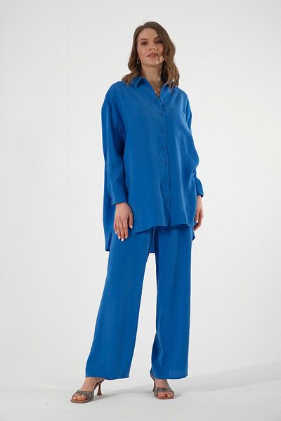 ABBRA Women's Lia Model Elastic Waist 100% Viscose Summer Set