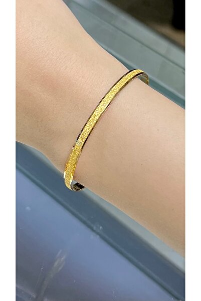 15 gr (GRAM) Yatırımlık Işçiliksiz Kalemli Simli Çöp Bilezik 22 Ayar Altın