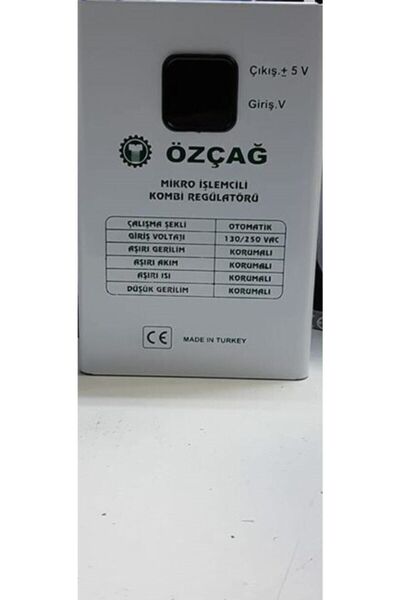 ÖZÇAĞ Mikro Işlemcili Kombi Ve Televizyon Voltaj Regülatörü
