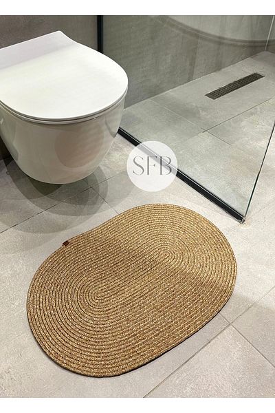 SFB Home Textile Χαλάκι μπροστινού καθίσματος τουαλέτας 40x60cm, Χαλάκι μπάνιου, Μικρό χαλάκι πόρτας, Χαλάκι τουαλέτας, Vintage χαλάκι πόρτας, Bohemian Doormat