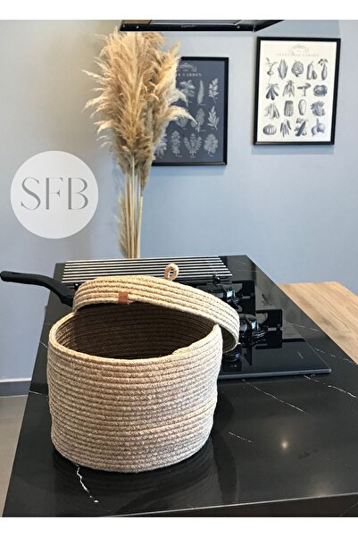 HomeTurko Coș de iută 25x20cm - Organizator de bucătărie, cartofi și ceapă pe...