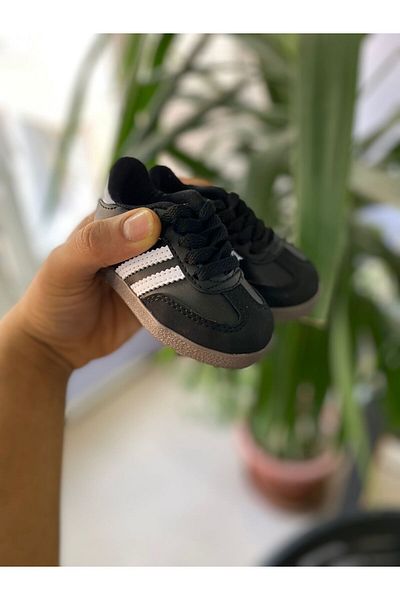 STARYOU STORE Adidași unisex din piele albă și neagră - pantofi sport pentru copii