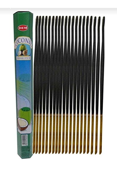 Hem Tütsü Hem Coconut Çubuk Tütsü - Hindistan Cevizi Kokusu (20 Adet) Yb-a11-16