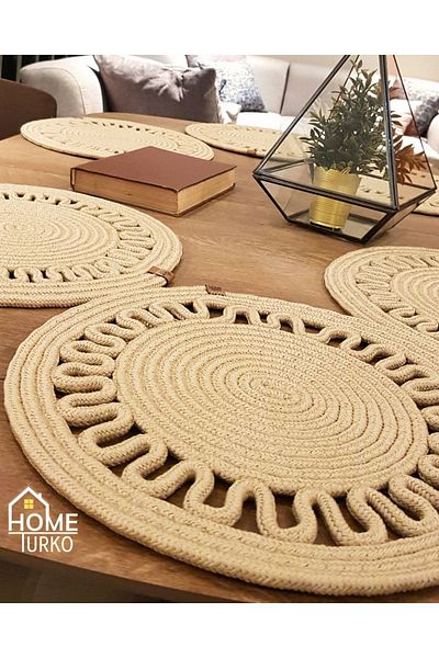 HomeTurko Μοντέρνα εμφάνιση Six Wicker 33 X 33 cm, American Service, Supla.
